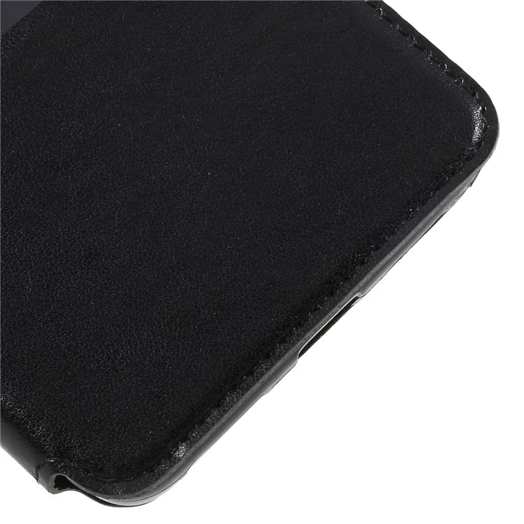ROAR KOREA View Window PU Leather Magnetic Case with Stand for Xiaomi Redmi Note 4X - Black