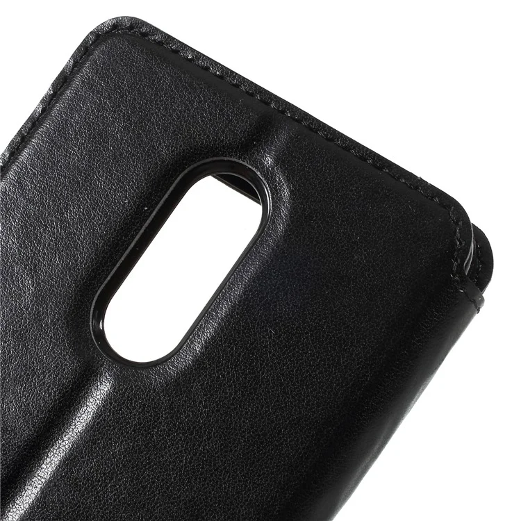 ROAR KOREA View Window PU Leather Magnetic Case with Stand for Xiaomi Redmi Note 4X - Black