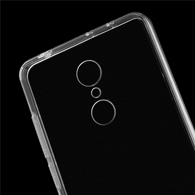 Crystal Clear Acrylic+ TPU Hybrid Back Case for Xiaomi Redmi 5 - Transparent