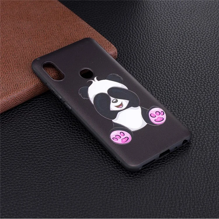Soft Embossed Pattern Printing TPU Protective Case for Xiaomi Redmi Note 5 Pro (Dual Camera) / Redmi Note 5 (China) - Cute Panda
