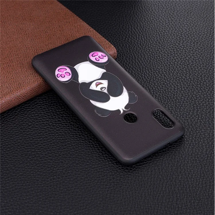 Soft Embossed Pattern Printing TPU Protective Case for Xiaomi Redmi Note 5 Pro (Dual Camera) / Redmi Note 5 (China) - Cute Panda