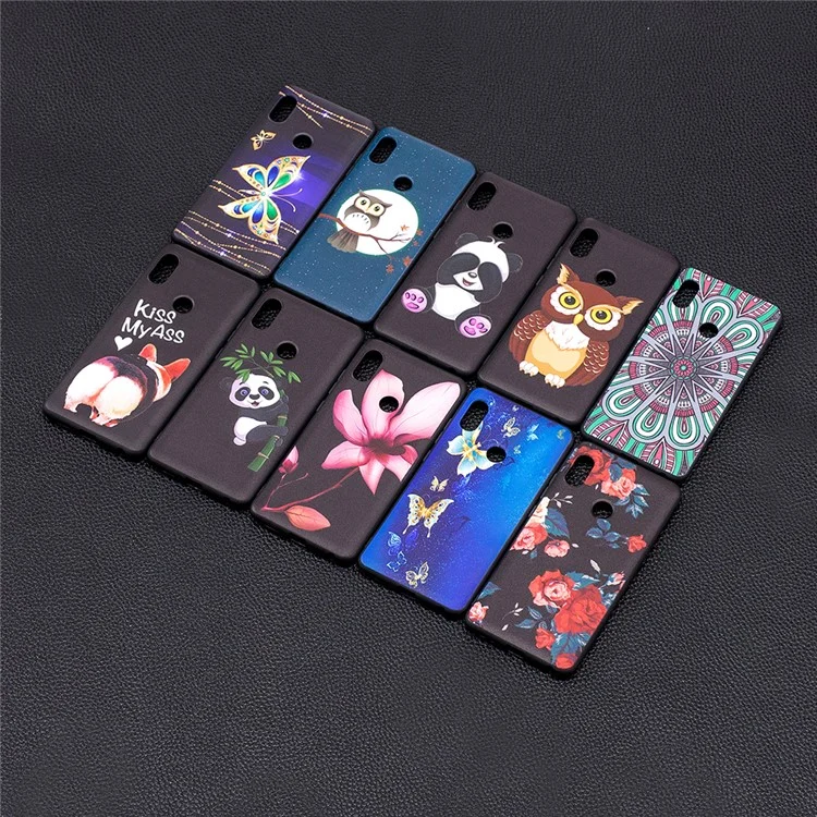 Soft Embossed Pattern Printing TPU Protective Case for Xiaomi Redmi Note 5 Pro (Dual Camera) / Redmi Note 5 (China) - Cute Panda