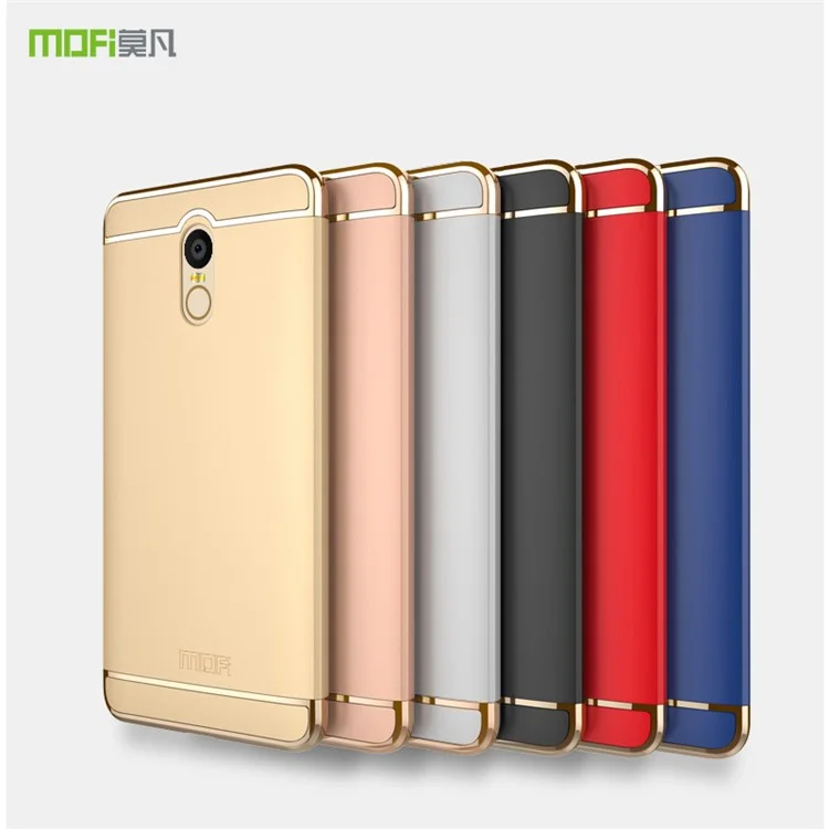 MOFI Guard Series Detachable 3-in-1 Electroplating Plastic Hard Case for Xiaomi Redmi 5 - Black