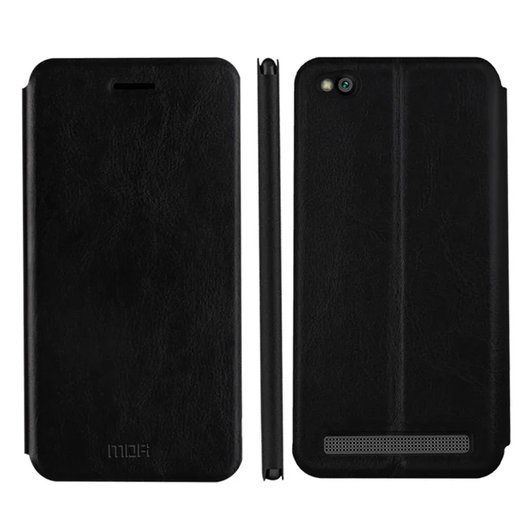MOFI Rui Series Leather Stand Case for Xiaomi Redmi 5A - Black