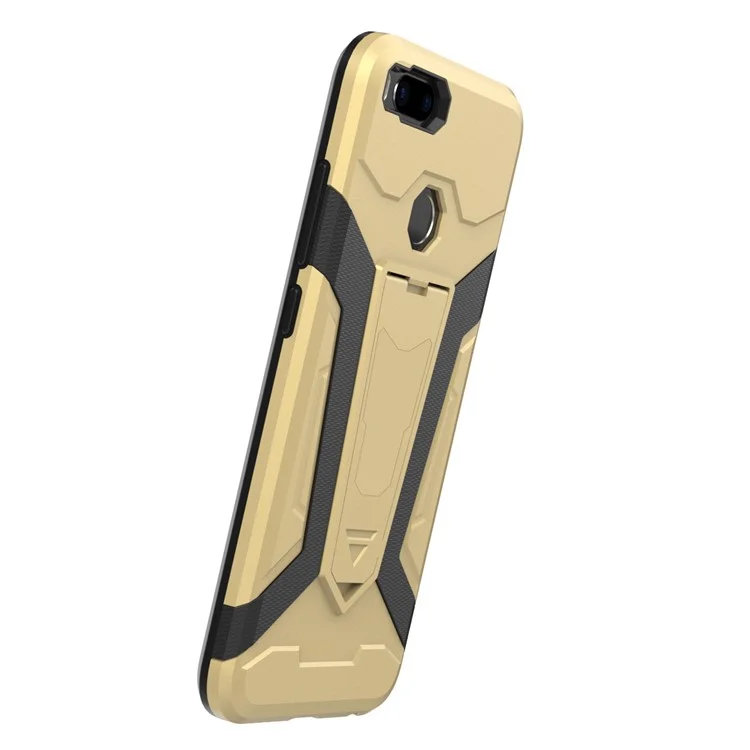 Armor PC + TPU Hybrid Kickstand Cell Phone Case for Xiaomi Mi A1/5X - Gold