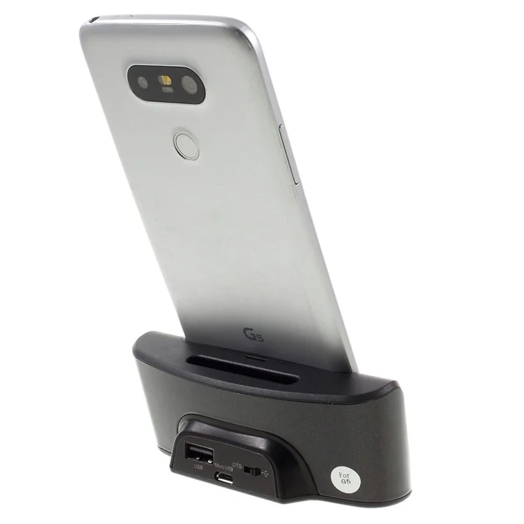 Desktop OTG Sync Charging Dock Cradle for LG G5 / G5 SE - Black