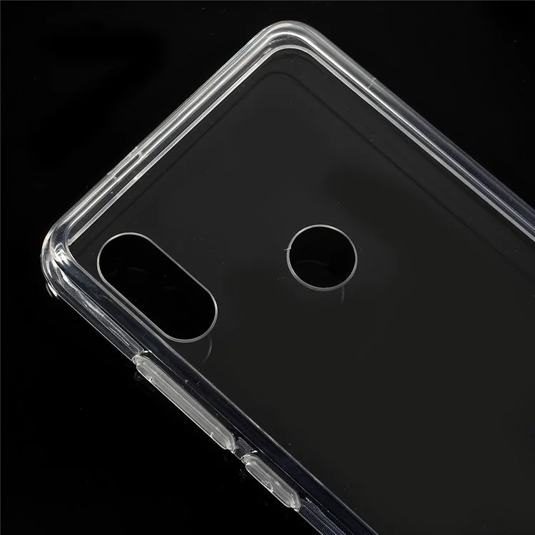 Crystal Clear Acrylic + Flexible TPU Hybrid Back Case for Xiaomi Redmi Note 5 Pro (Dual Camera) / Redmi Note 5 (China)