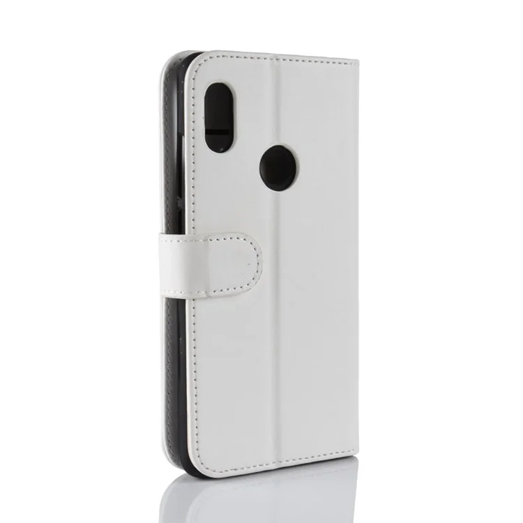 Crazy Horse Texture Wallet Stand In Pelle Copertura Mobile Per Xiaomi Redmi Nota 5 Pro (doppia Fotocamera) / Redmi Note 5(china) - Bianco