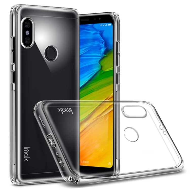 IMAK Anti-drop TPU Back Case + Screen Protector for Xiaomi Redmi Note 5 Pro (Dual Camera) / Redmi Note 5 (China)