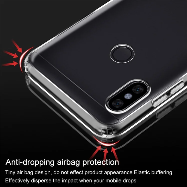 IMAK Anti-drop TPU Back Case + Screen Protector for Xiaomi Redmi Note 5 Pro (Dual Camera) / Redmi Note 5 (China)
