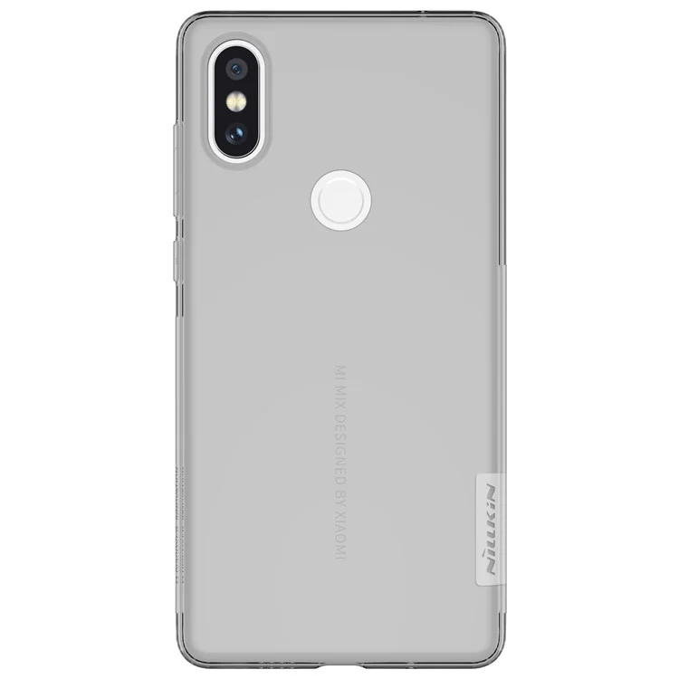 NILLKIN Nature 0.6mm Soft TPU Mobile Phone Case for Xiaomi Mi Mix 2s - Grey