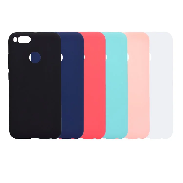 Soft Matte TPU Cell Phone Case for Xiaomi Mi A1 / 5X - Black