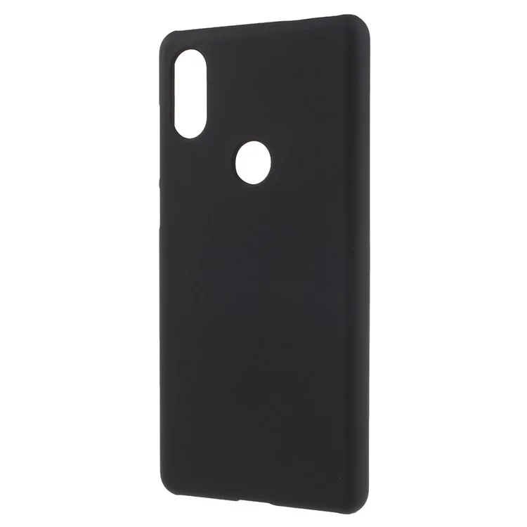 Rubberized PC Hard Shell for Xiaomi Mi Mix 2s - Black