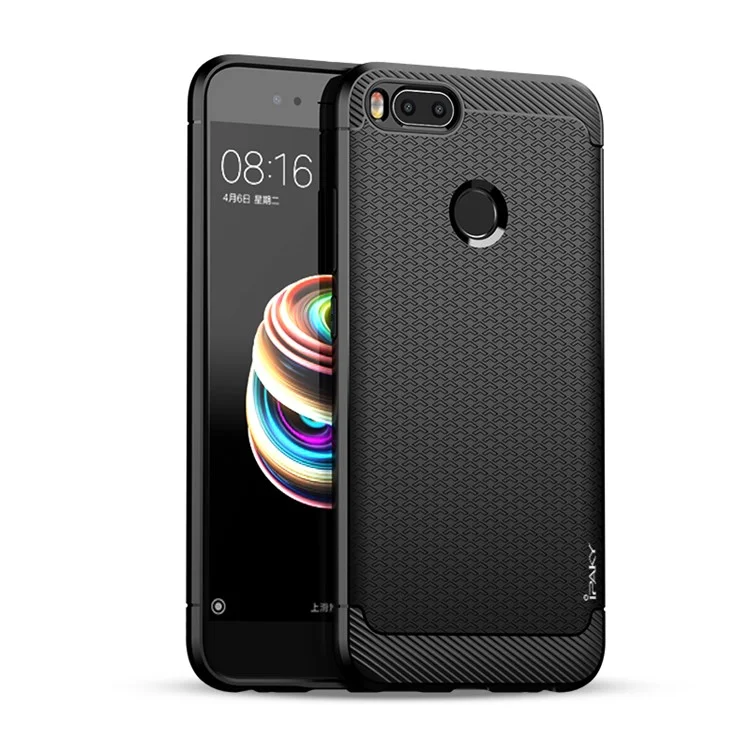 IPAKY Anti-shocking TPU Protection Mobile Phone Case for Xiaomi Mi A1 / Mi 5X - Black