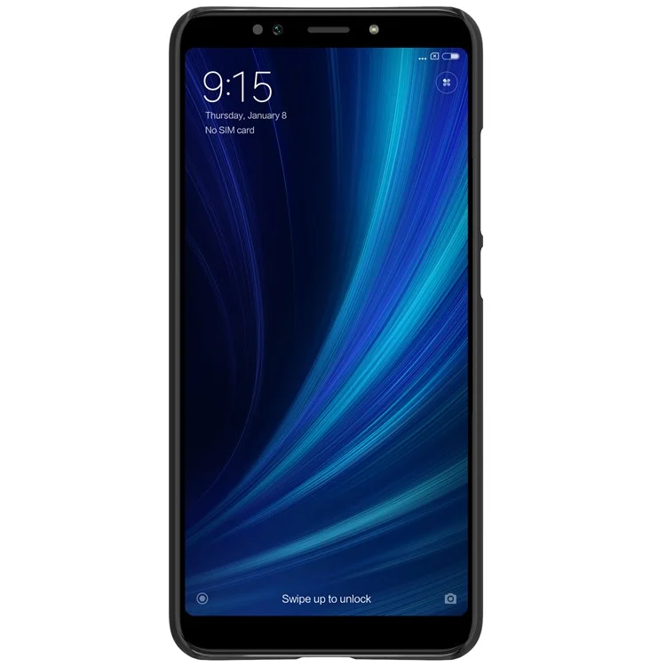NILLKIN Super Frosted Shield PC Phone Case + Screen Protector for Xiaomi Mi A2 / Mi 6X - Black