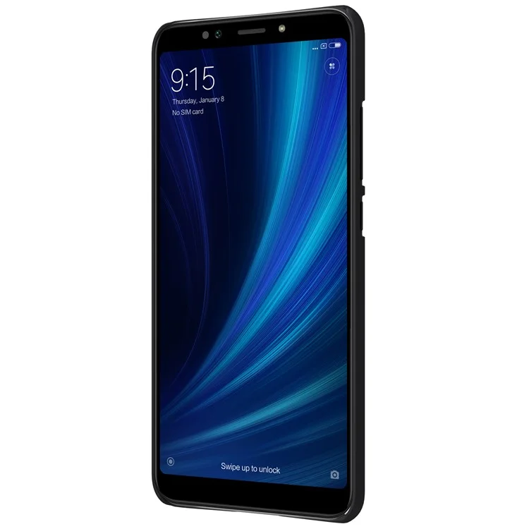 NILLKIN Super Frosted Shield PC Phone Case + Screen Protector for Xiaomi Mi A2 / Mi 6X - Black