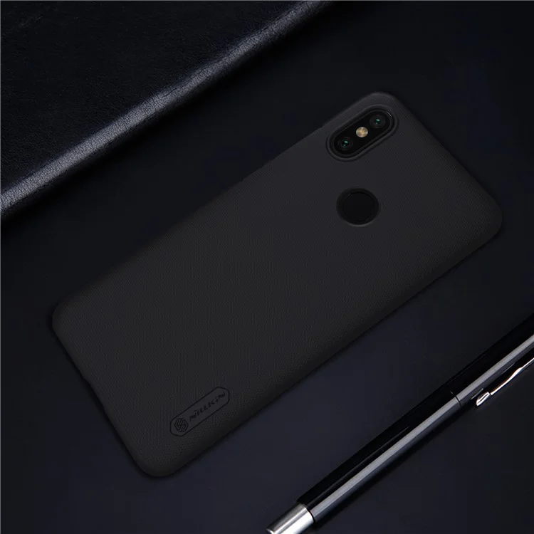 NILLKIN Super Frosted Shield PC Phone Case + Screen Protector for Xiaomi Mi A2 / Mi 6X - Black