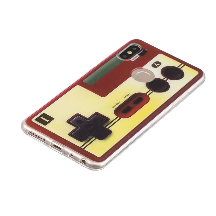 Pattern Printing Soft TPU Back Phone Case for Xiaomi Redmi Note 5 Pro (Dual Camera) / Redmi Note 5 (China) - Game Handle
