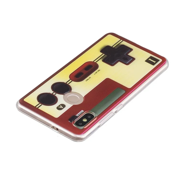 Pattern Printing Soft TPU Back Phone Case for Xiaomi Redmi Note 5 Pro (Dual Camera) / Redmi Note 5 (China) - Game Handle