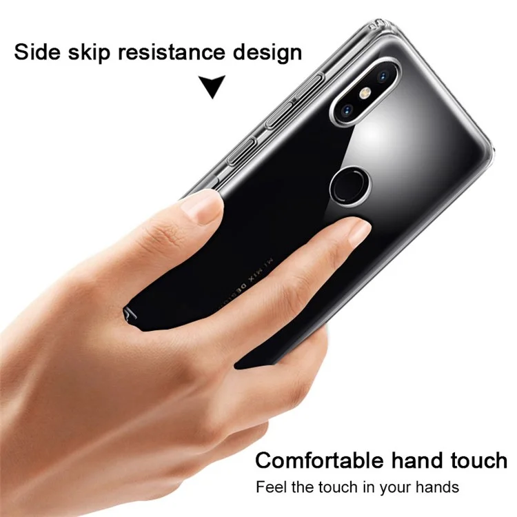 IMAK Anti-drop TPU Protection Mobile Phone Shell + Screen Protector for Xiaomi Mi Mix 2s