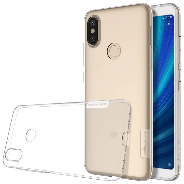 NILLKIN Nature 0.6mm Soft TPU Phone Case for Xiaomi Mi A2 / Mi 6X - Transparent