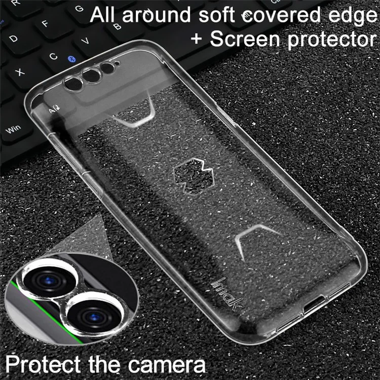 IMAK Stealth Case Clear 0.7mm TPU Back Case for Xiaomi Black Shark
