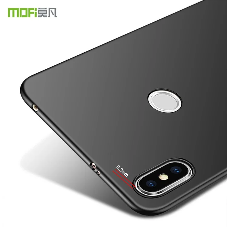 MOFI Shield Slim Frosted PC Back Cover Case for Xiaomi Redmi S2 / Y2 - Black