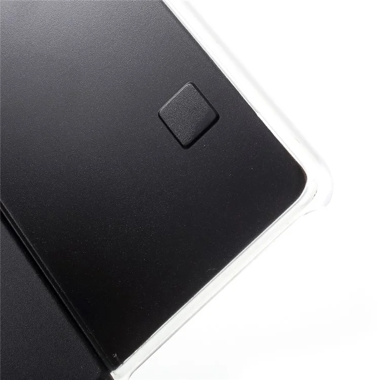 View Window Plated Mirror Surface Leather Phone Case with Stand for Xiaomi Redmi 5 - Black