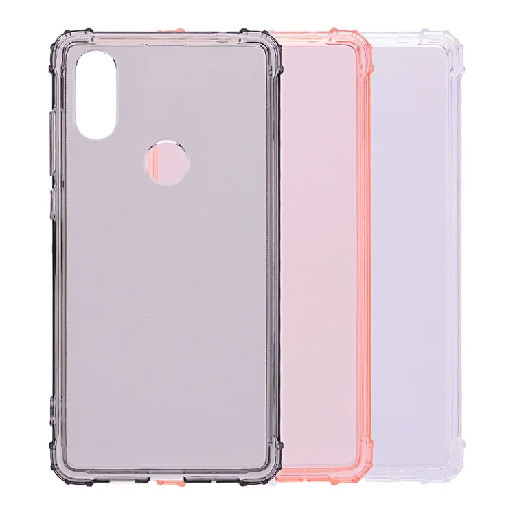 Shock-resistant TPU Protection Cell Phone Case for Xiaomi Mi Mix 2s - Grey