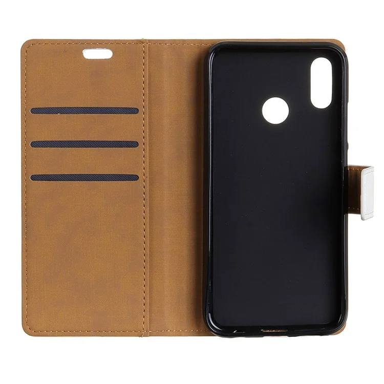 Wallet Leather Stand Case for Xiaomi Mi 8 SE (5.88-inch) - Black