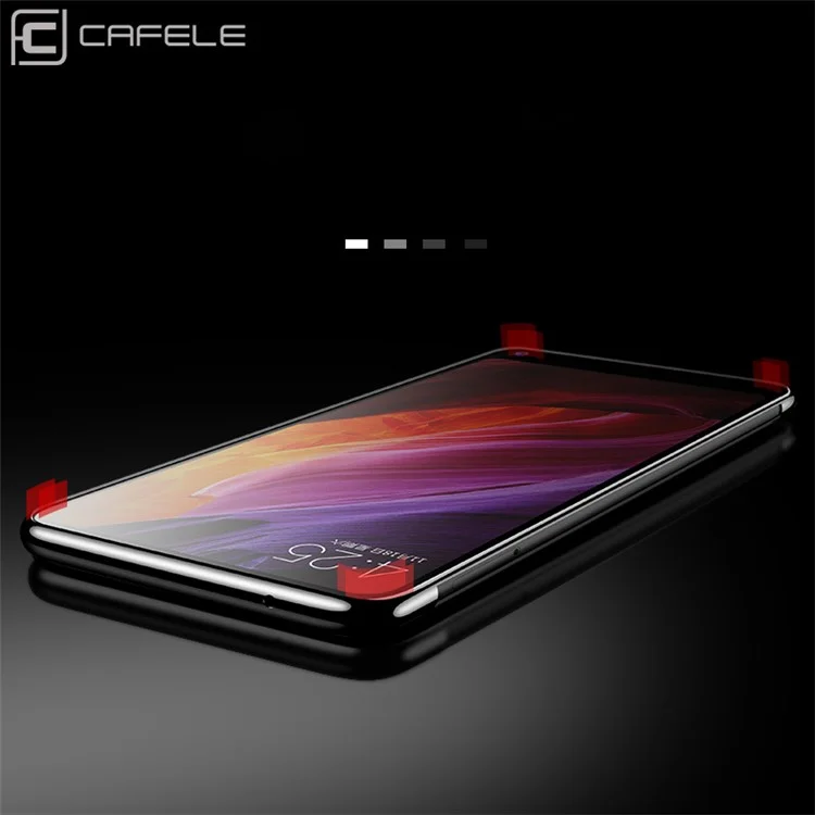 CAFELE for Xiaomi Mi Mix 2 Electroplating TPU Protection Cell Phone Cover - Black