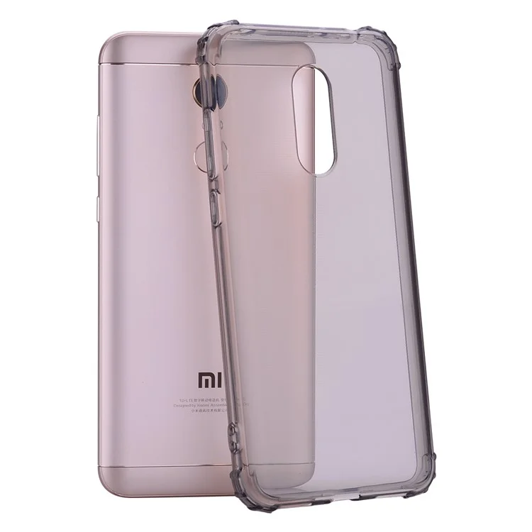 Shock-absorption TPU Protection Mobile Phone Case for Xiaomi Redmi 5 - Grey