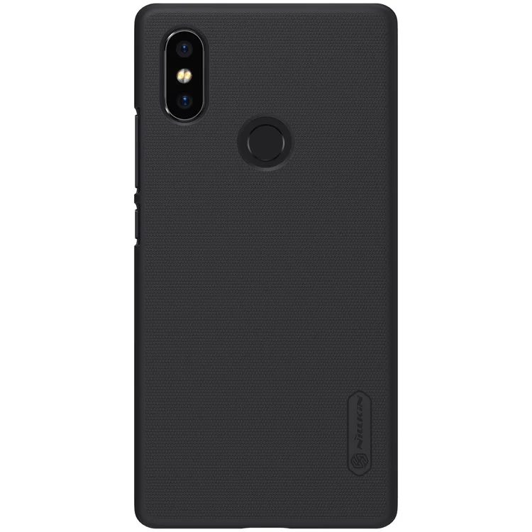 Black - NILLKIN Super Frosted Shield Plastic Shell + Screen Protector for Xiaomi Mi 8 SE (5.88-inch)