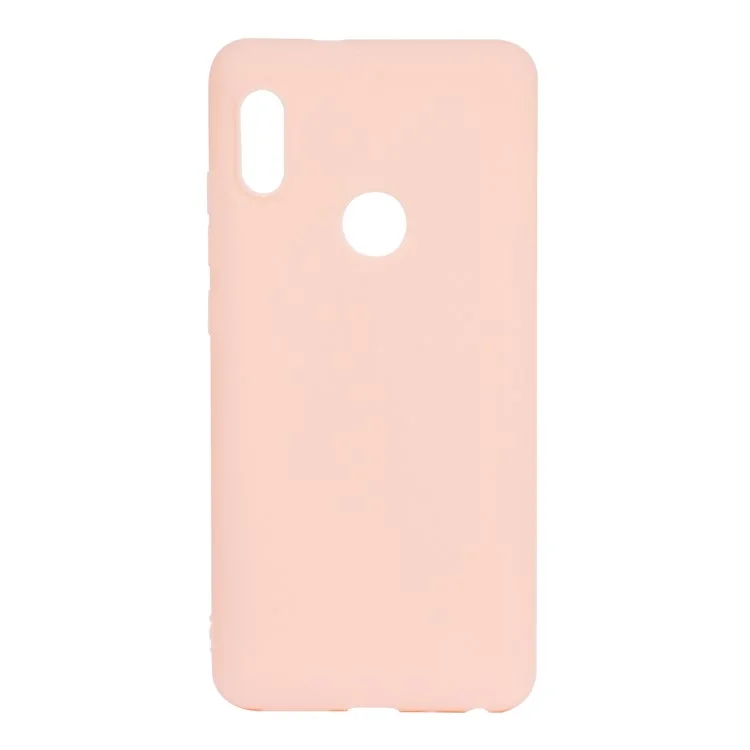 Solid Color Matte TPU Mobile Shell Cover for Xiaomi Redmi Note 5 Pro (Dual Camera) / Redmi Note 5 - Pink