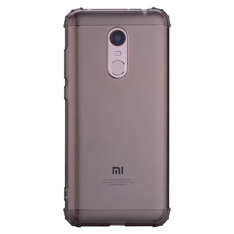 Shock-resistant TPU Protection Cell Phone Case for Xiaomi Redmi Note 5 (12MP Rear Camera) / Redmi 5 Plus (China) - Grey