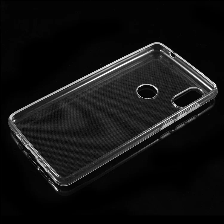For Xiaomi Mi Mix 2s Clear TPU Case Cover with Non-slip Inner - Transparent