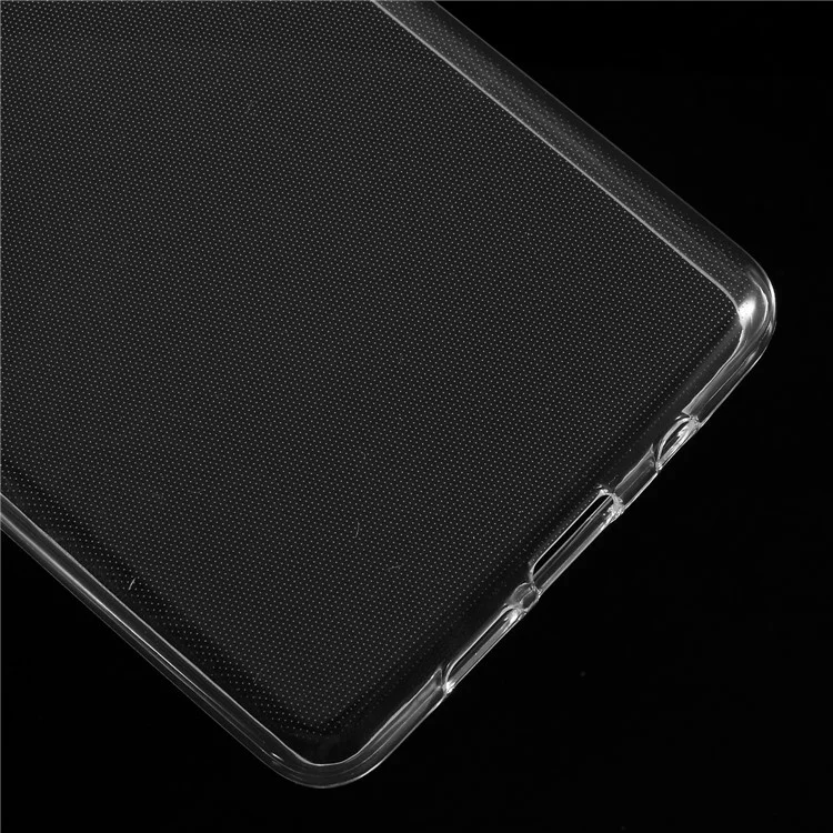 For Xiaomi Mi Mix 2s Clear TPU Case Cover with Non-slip Inner - Transparent