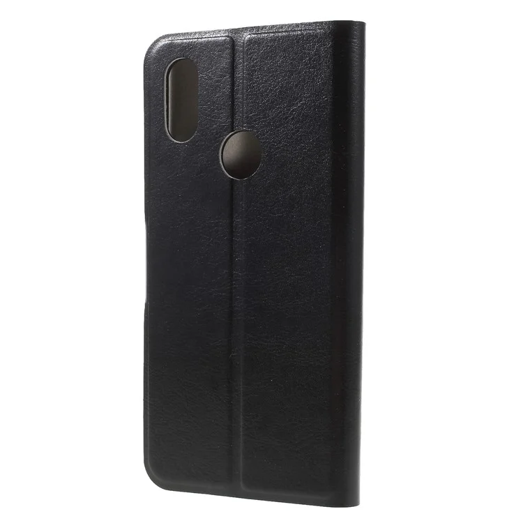 Crazy Horse Texture PU Leather Protection Mobile Phone Case for Xiaomi Redmi S2 / Y2 - Black