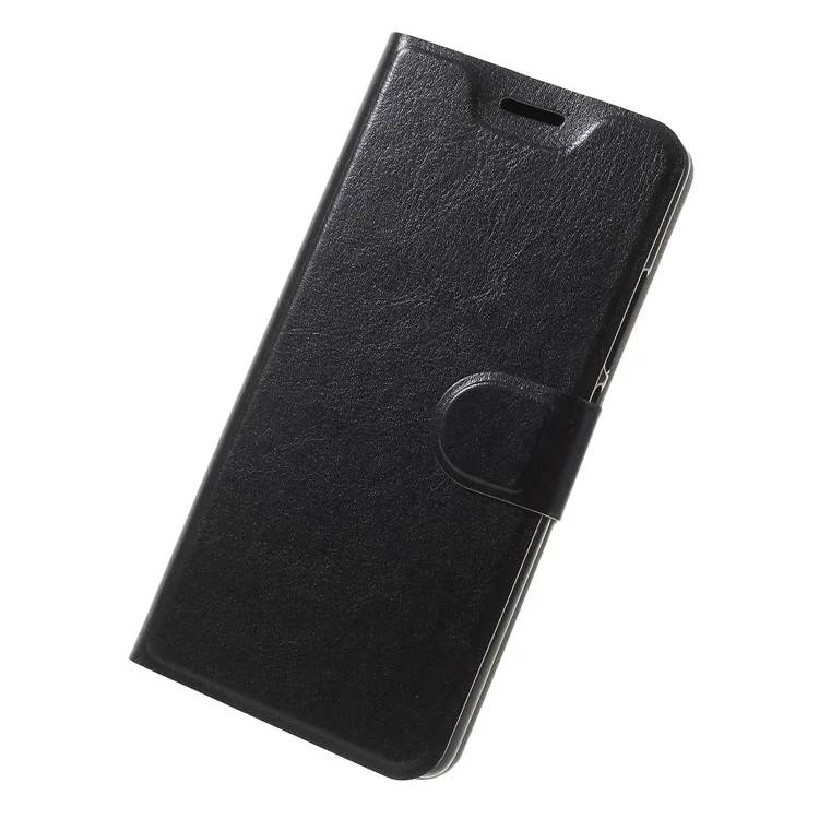 Crazy Horse Texture PU Leather Protection Mobile Phone Case for Xiaomi Redmi S2 / Y2 - Black