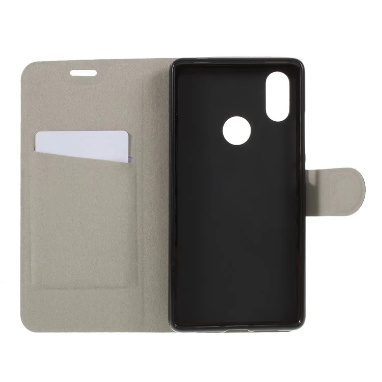 Crazy Horse Texture PU Leather Protection Mobile Phone Case for Xiaomi Redmi S2 / Y2 - Black