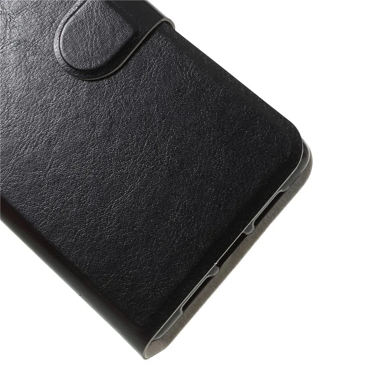 Crazy Horse Texture PU Leather Protection Mobile Phone Case for Xiaomi Redmi S2 / Y2 - Black