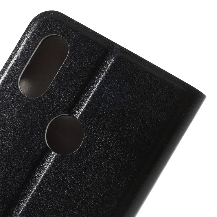 Crazy Horse Texture PU Leather Protection Mobile Phone Case for Xiaomi Redmi S2 / Y2 - Black