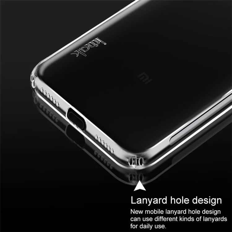 IMAK Anti-drop TPU Case + Screen Protector for Xiaomi Redmi S2 / Y2 - Transparent