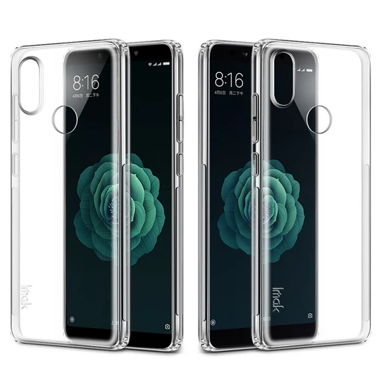 IMAK Anti-drop TPU Case + Screen Protector for Xiaomi Mi A2 / Mi 6X - Transparent