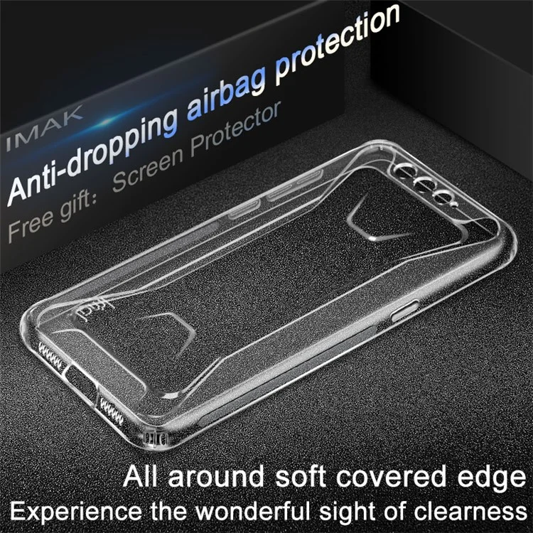 IMAK Anti-drop TPU Phone Case for Xiaomi Black Shark + Screen Protector
