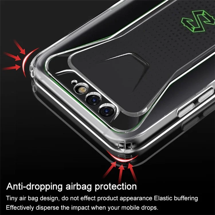 IMAK Anti-drop TPU Phone Case for Xiaomi Black Shark + Screen Protector