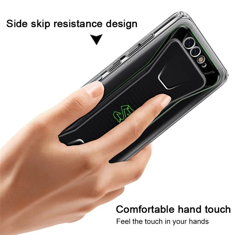 IMAK Anti-drop TPU Phone Case for Xiaomi Black Shark + Screen Protector