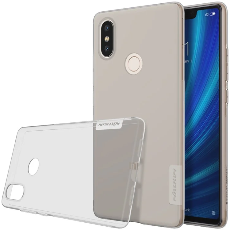 NILLKIN Nature 0.6mm Soft TPU Phone Cover for Xiaomi Mi 8 SE (5.88-inch) - Grey