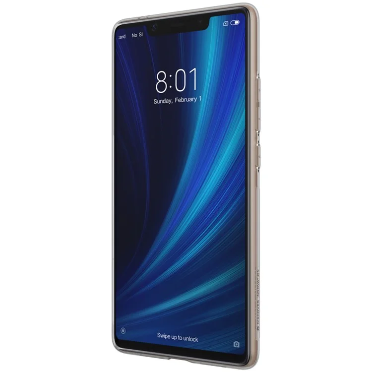 NILLKIN Nature 0.6mm Soft TPU Phone Cover for Xiaomi Mi 8 SE (5.88-inch) - Grey