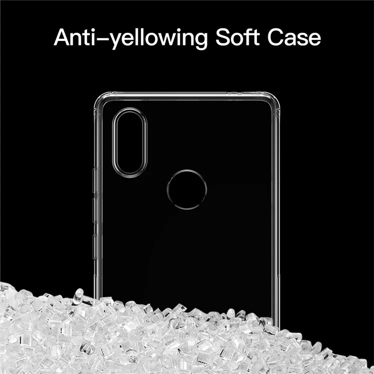 BASEUS Simple Series Clear Germany Bayer TPU Case for Xiaomi Mi 8 SE (5.88-inch) - Transparent